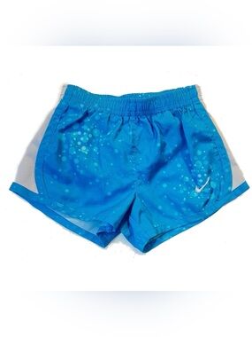Nike Bright Blue Girls' Dotted Run Shorts